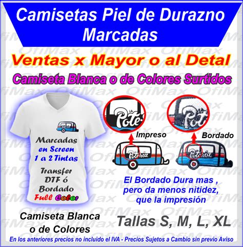 Camisetas En Polialgodon Y Camisas En Poliester