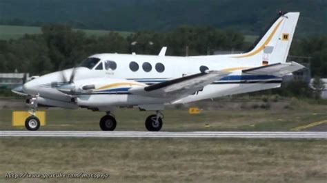 Beechcraft King Air C90 Takeoff At Lzpp Youtube