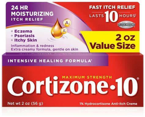 Cortizone Maximum Strength Intensive Healing Anti Itch Cream Oz