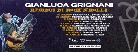 Gianluca Grignani Residui Di Rock N Roll Date E Biglietti Teatro It