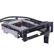 Used Dual Bay Internal Mobile Rack For SSD HDD Hot Swap Front USB UBB