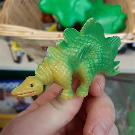 Terrible dinosaur toys in museums, gift shops, and charity shops.