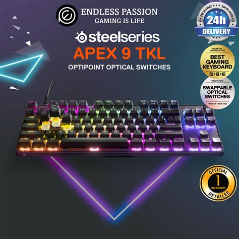 SteelSeries Apex 9 TKL Mechanical Gaming Keyboard Lazada Singapore