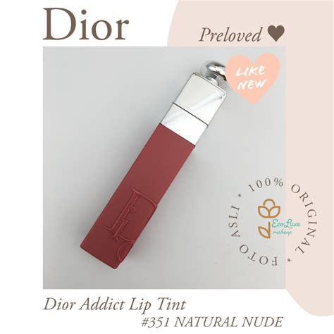 Jual Dior Addict Lip Tint New Formula 351 Natural Nude Dior Lip Tattoo Dior Lip Tint Preloved
