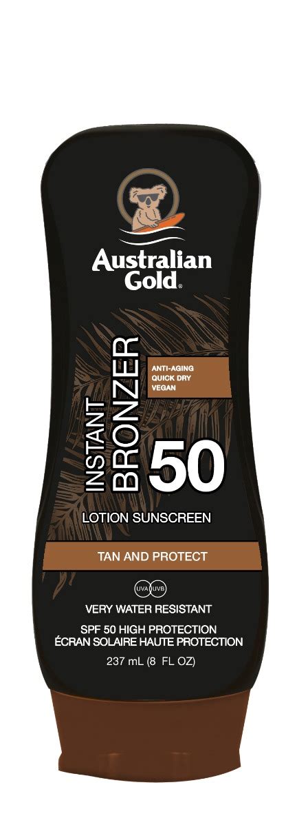 Australian Gold Lotion With Bronzer Krem Do Opalania Z Naturalnym