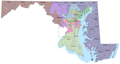 maryland juice: Maryland's 2012 Congressional Districts