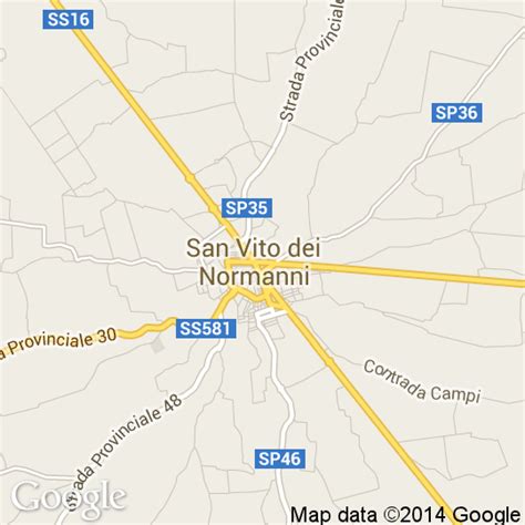 Mappa Di San Vito Dei Normanni Cartine Stradali E Foto Satellitari