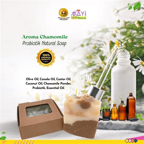 Jual Sabun Probiotik Chamomile Handmade Kualitas Premium