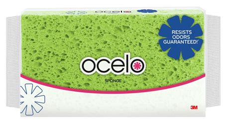 Ocelo Large Antimicrobial Utility Sponge 12 Count Colors May Vary