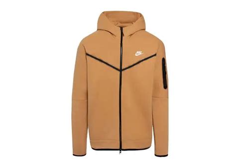 Nike Sportswear Tech Fleece Full Zip Hoodie Elemental Goldsail Editorialist