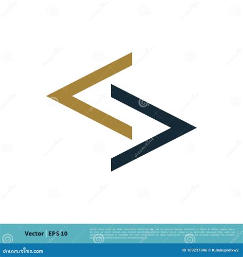 Letter S Arrow Logo Icon Vector Logo Template Illustration Design