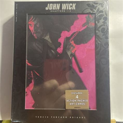 John Wick Chapters Blu Ray Digital W Art Cards Decorative