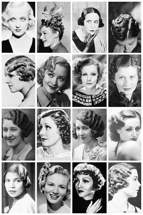 1930s Hairstyles | A collection of 1930’s photographs, depicting some ...