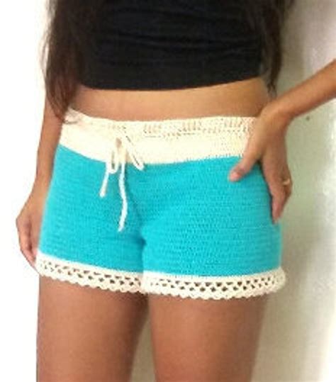 Crochet Shorts Made To Order Free Shipping Etsy