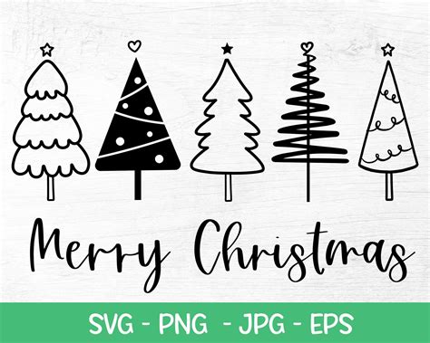 Merry Christmas Tree SVG, Christmas Shirt Svg, Holiday Svg, Winter Svg ...