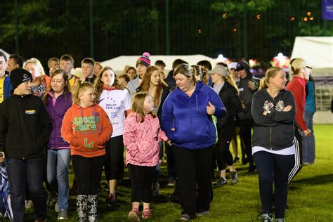 Touching scenes as Candle of Hope ceremony takes place during Relay for