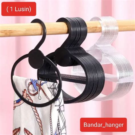 Jual Hanger Gantungan Jilbab Hijab Oval Lusin Shopee Indonesia