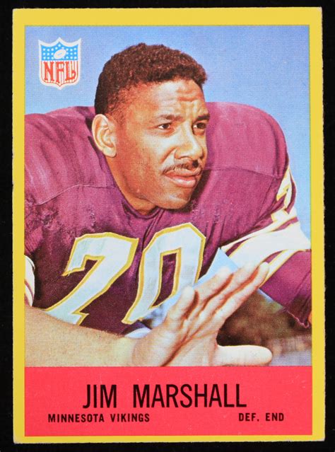 Lot Detail 1967 Jim Marshall Minnesota Vikings Philadelphia Football