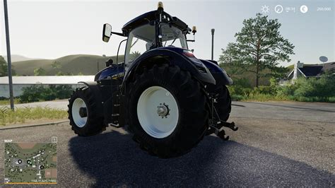 New Holland T7 Blue Chrome Power V10 Fs19 мод Farming Simulator 25 моды