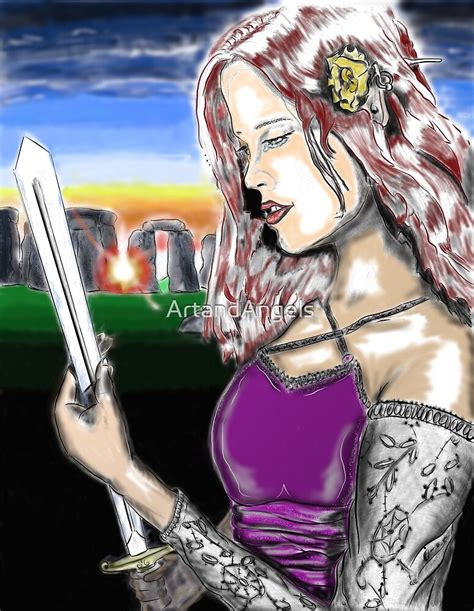 Sword Fairy By Artandangels Redbubble