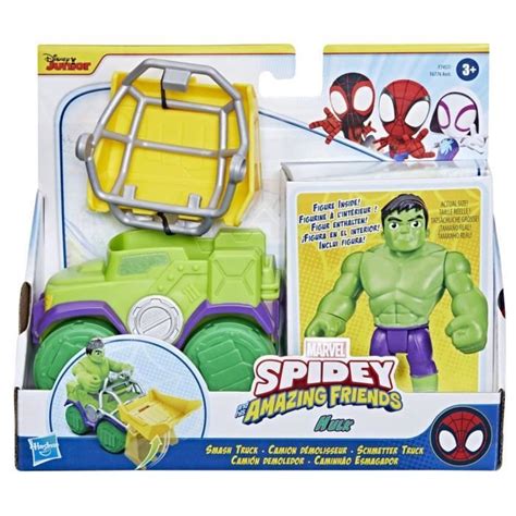 Bebeboutik Coffret Camion démolisseur de Hulk Spidey et ses Amis