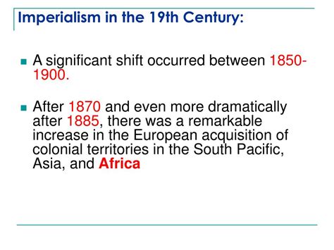 PPT - New Imperialism and Colonialism in the 19th Century PowerPoint ...