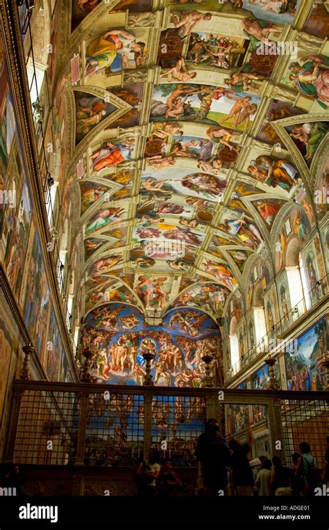 The Sistine Chapel Rome Italy Stock Photo - Alamy