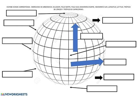 Representación De La Tierra Activity Live Worksheets