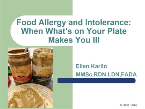 Food Allergy And Intolerance When Whats On Your Plate Makes You Ill