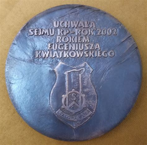 Medal Eugeniusz Kwiatkowski Stalowa Wola Stalowa Wola Licytacja Na