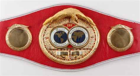 Mike Tyson Signed Full-Size IBF World Championship Belt (JSA COA ...