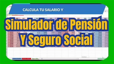 Descargar Simulador De Pensi N En Excel Youtube