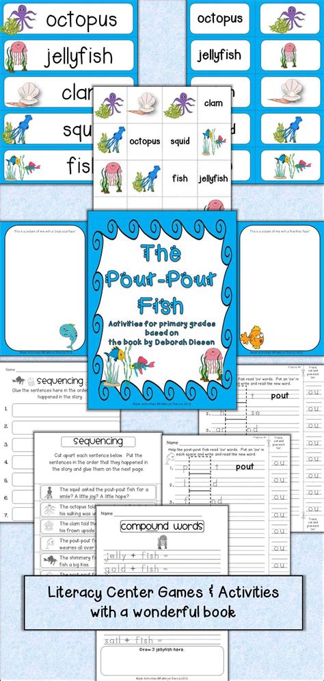 The Pout Pout Fish Read Aloud Activities And Worksheets Companion