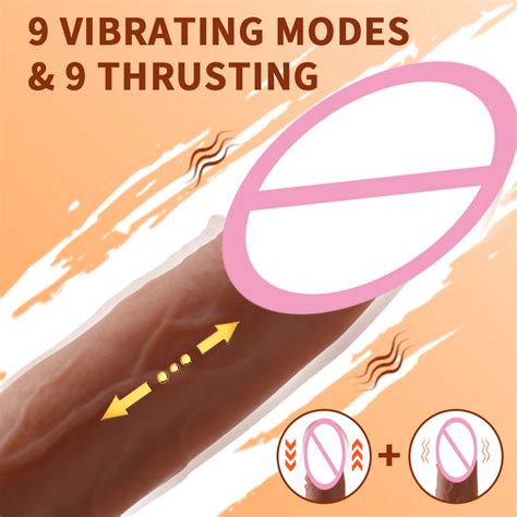 App Control Stretch Swing Realistic Dildo Vibrating For Women Thrusting