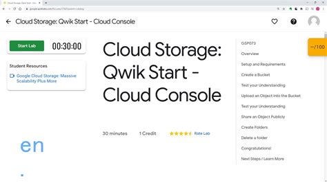 Qwiklabs Cloud Storage Qwik Start Cloud Console Youtube