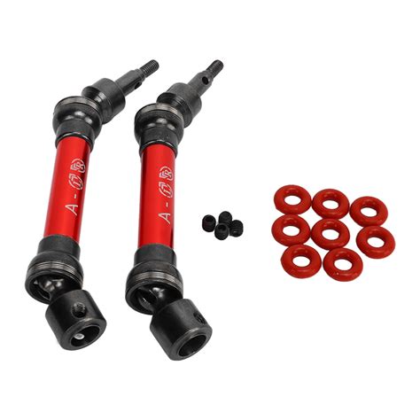 2PCS RC CVD Drive Shaft Steel And Aluminum Alloy Front And Rear