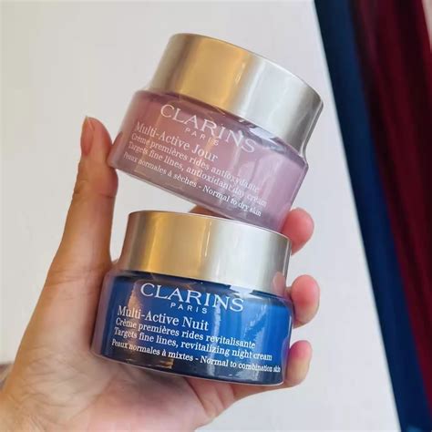 Clarins Multi Active Jour Day Cream Nuit Night Cream 50ml Shopee