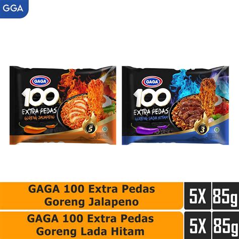 Daftar Harga GAGA Mie 100 Extra Pedas Goreng Mie 100 Extra Pedas