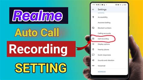 Realme Auto Call Recording Setting Enable Kaise Kare 2022 Realme Narzo