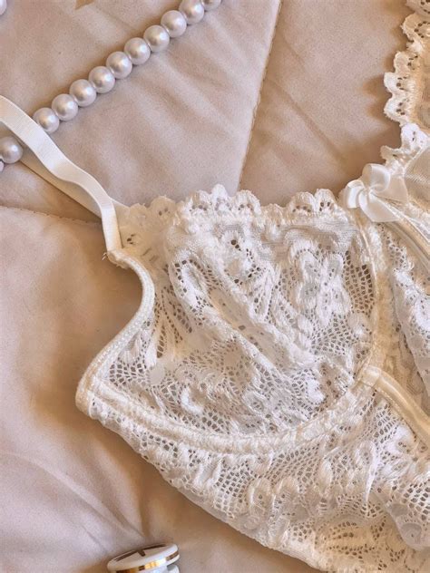 Lingerie Sexy En Dentelle Blanc Glowup