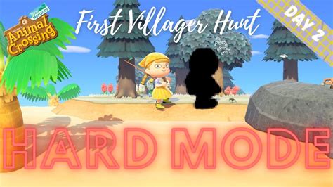 Day 2 Of Hard Mode Challenge First Villager Hunt Youtube