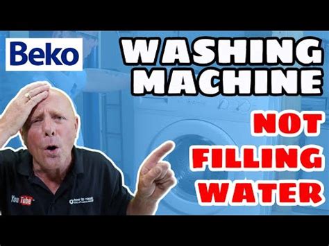 Washing Machine Not Filling With Water How To Diagnose The Problem