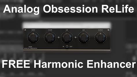 ReLife By Analog Obsession Free Vitalizer Harmonic Enhancer Plugin