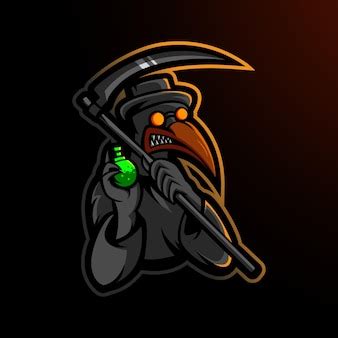 Premium Vector | Doctor plague mascot logo design