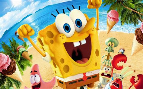 The SpongeBob Movie: Sponge Out Of Water Papéis de Parede, Plano de ...