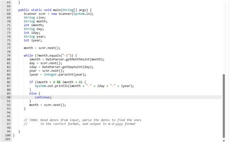 Solved 9 6 LAB Parsing Dates Complete Main To Read Dates Chegg