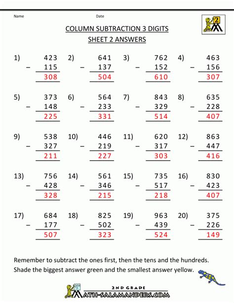 Worksheets For 5th Grade Math With Answer Key