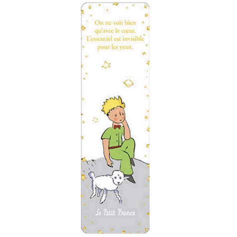 Marque Page En Papier Kiub Le Petit Prince Et Le Mouton 54x172mm