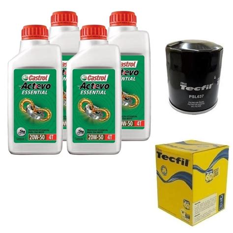 Kit Litros Oleo Castrol Mineral Tempos W Api Sl Filtro