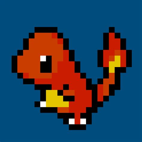 8 Bit Charmander By Xtotallybored On Deviantart